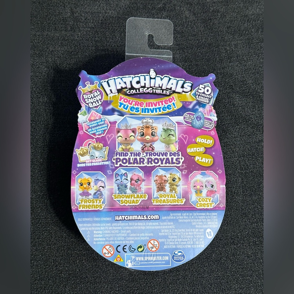 Hatchimals CollEGGtibles Royal Snow Ball 2-Pack with Throne Toy - Picture 9 of 9